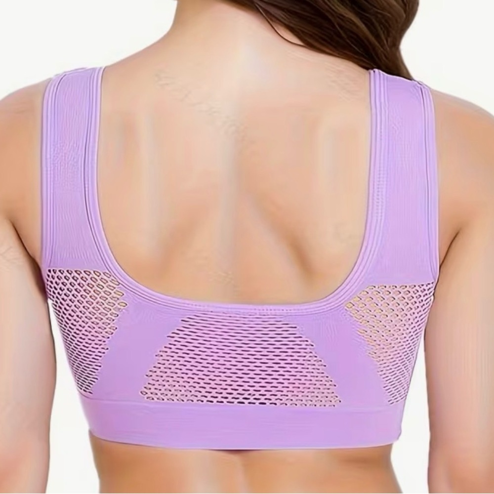 Set of 3 Temu Pull On Sports Bras Fits 42DDD-46D - Picture 4 of 8